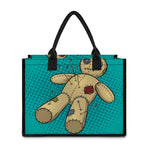 Voodoo Doll Print Canvas Tote Bag