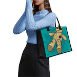 Voodoo Doll Print Canvas Tote Bag