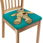 Voodoo Doll Print Chair Cushion Cover