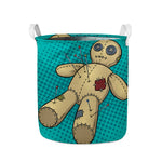 Voodoo Doll Print Collapsible Laundry Basket