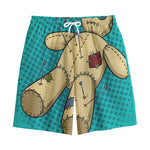 Voodoo Doll Print Cotton Shorts