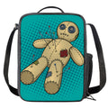 Voodoo Doll Print Crossbody Lunch Bag