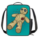 Voodoo Doll Print Crossbody Lunch Bag
