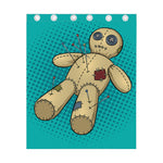 Voodoo Doll Print Curtain