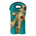 Voodoo Doll Print Double Neoprene Wine Tote