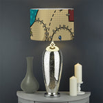 Voodoo Doll Print Drum Lamp Shade