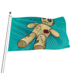 Voodoo Doll Print Flag