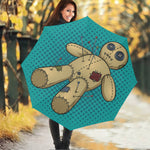 Voodoo Doll Print Foldable Umbrella