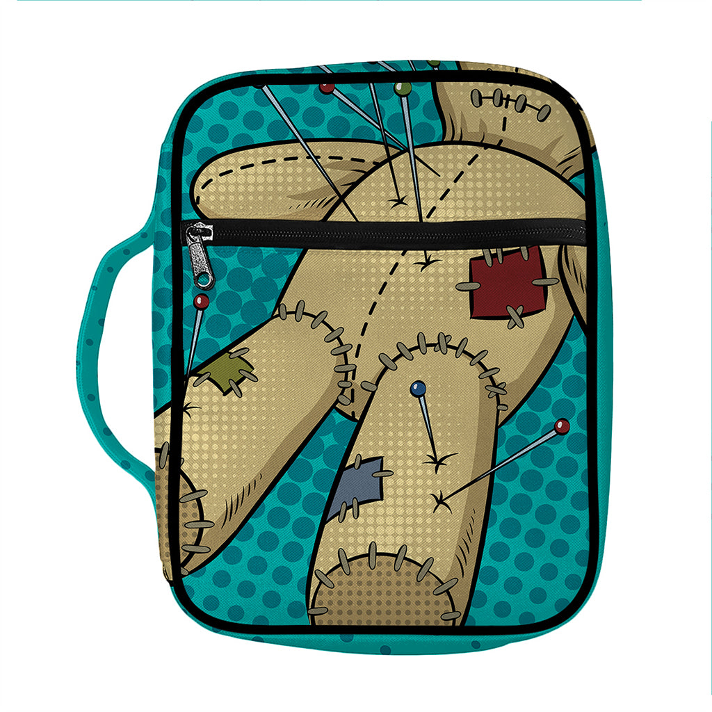 Voodoo Doll Print Front Pocket Bible Bag