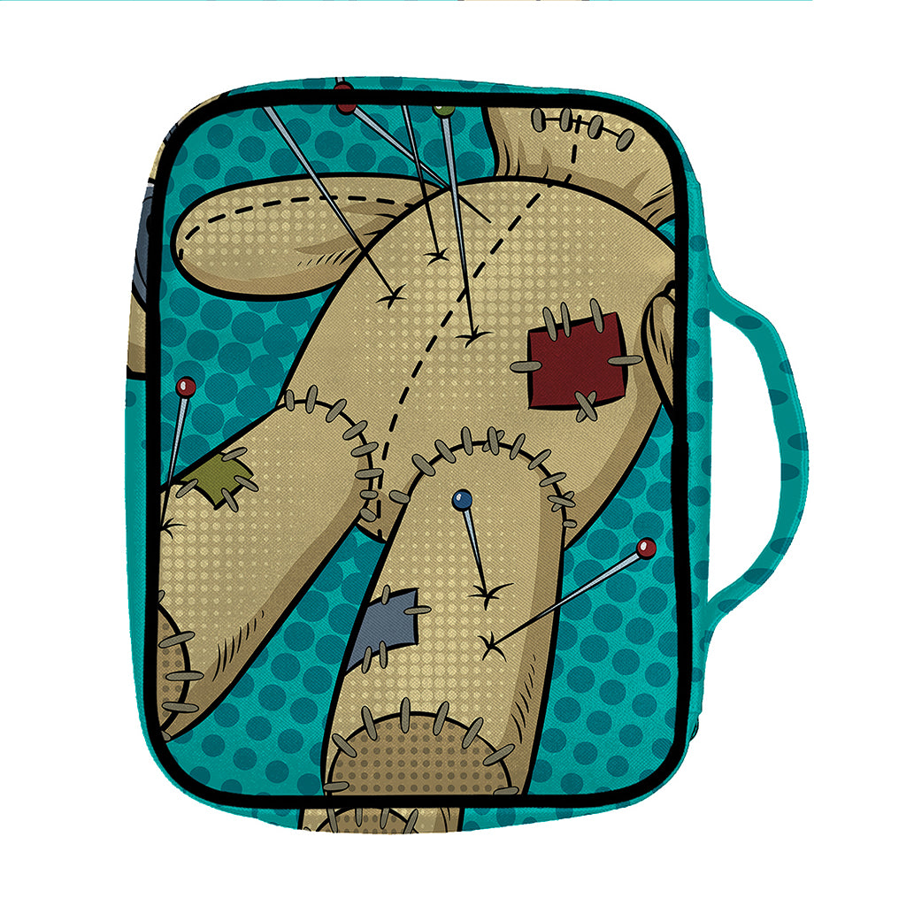 Voodoo Doll Print Front Pocket Bible Bag