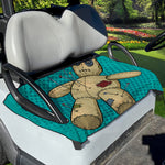 Voodoo Doll Print Golf Cart Seat Cover