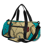 Voodoo Doll Print Gym Bag