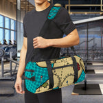 Voodoo Doll Print Gym Bag