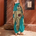 Voodoo Doll Print Harem Pants
