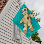 Voodoo Doll Print House Flag