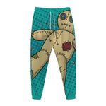 Voodoo Doll Print Jogger Pants
