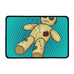 Voodoo Doll Print Kitchen Mat