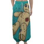 Voodoo Doll Print Lantern Pants
