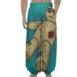 Voodoo Doll Print Lantern Pants