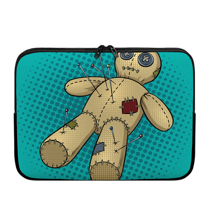 Voodoo Doll Print Laptop Sleeve