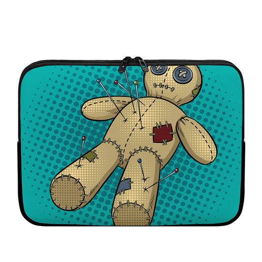 Voodoo Doll Print Laptop Sleeve