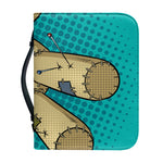 Voodoo Doll Print Leather Bible Cover