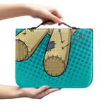 Voodoo Doll Print Leather Bible Cover