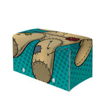 Voodoo Doll Print Leather Tissue Box Cover