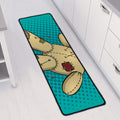 Voodoo Doll Print Long Kitchen Mat