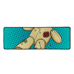 Voodoo Doll Print Long Kitchen Mat
