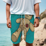Voodoo Doll Print Men's Cargo Shorts