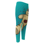 Voodoo Doll Print Men's Compression Pants