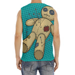 Voodoo Doll Print Men's Fitness Tank Top