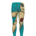 Voodoo Doll Print Men's Leggings
