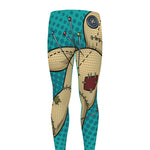 Voodoo Doll Print Men's leggings