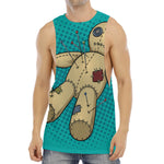 Voodoo Doll Print Men's Muscle Tank Top