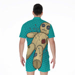 Voodoo Doll Print Men's Rompers