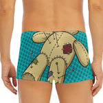 Voodoo Doll Print Men's Short Boxer Briefs
