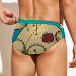 Voodoo Doll Print Men's Swim Briefs