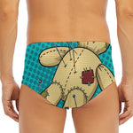 Voodoo Doll Print Men's Triangle Swim Briefs