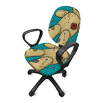 Voodoo Doll Print Office Chair Cover