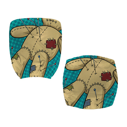 Voodoo Doll Print Office Chair Cover