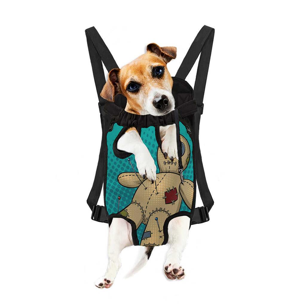 Voodoo Doll Print Pet Carrier Backpack