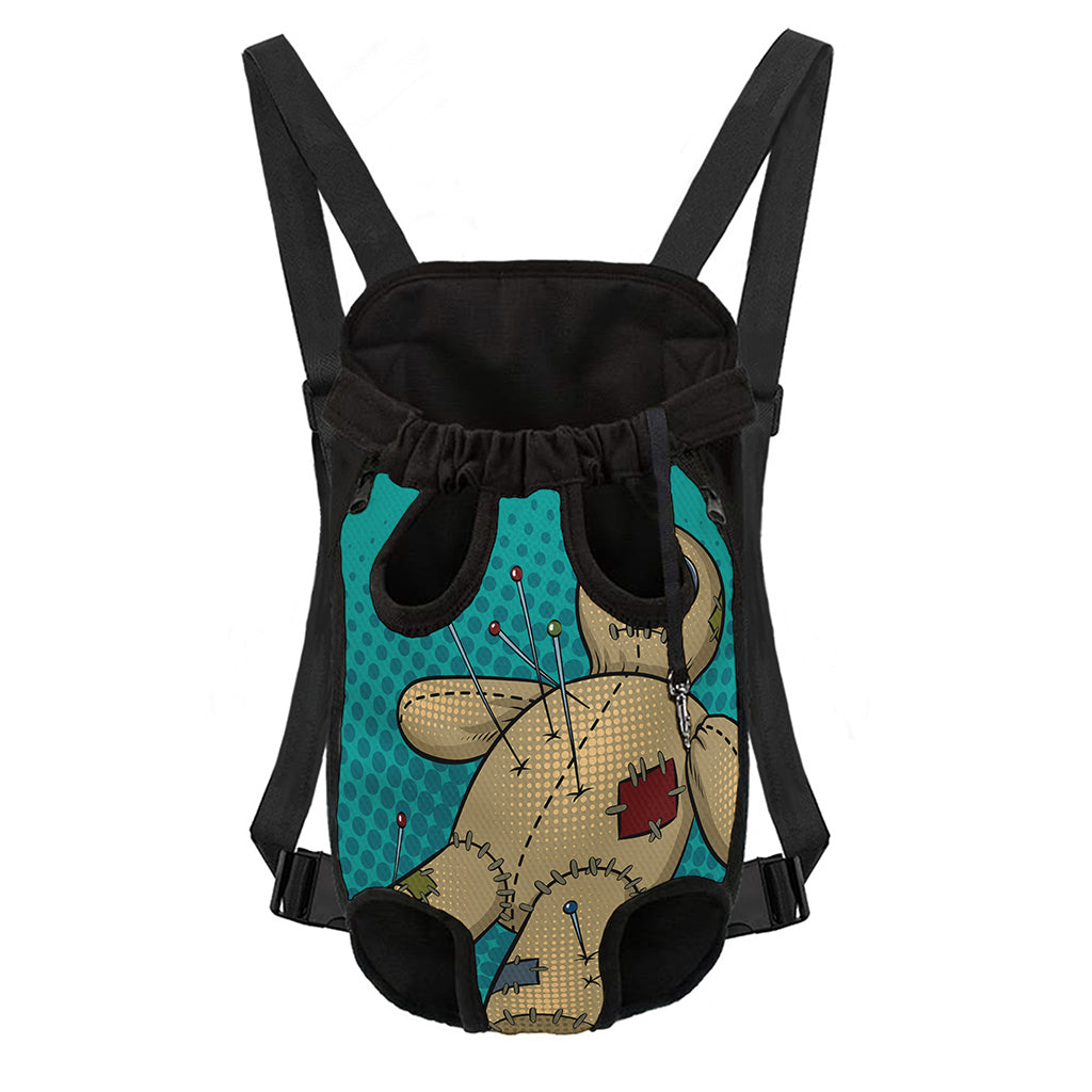 Voodoo Doll Print Pet Carrier Backpack