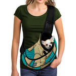Voodoo Doll Print Pet Sling Carrier