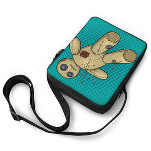 Voodoo Doll Print Rectangular Crossbody Bag