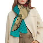 Voodoo Doll Print Scarf