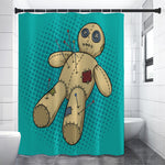 Voodoo Doll Print Shower Curtain