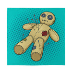Voodoo Doll Print Silk Bandana
