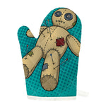 Voodoo Doll Print Single Oven Mitt